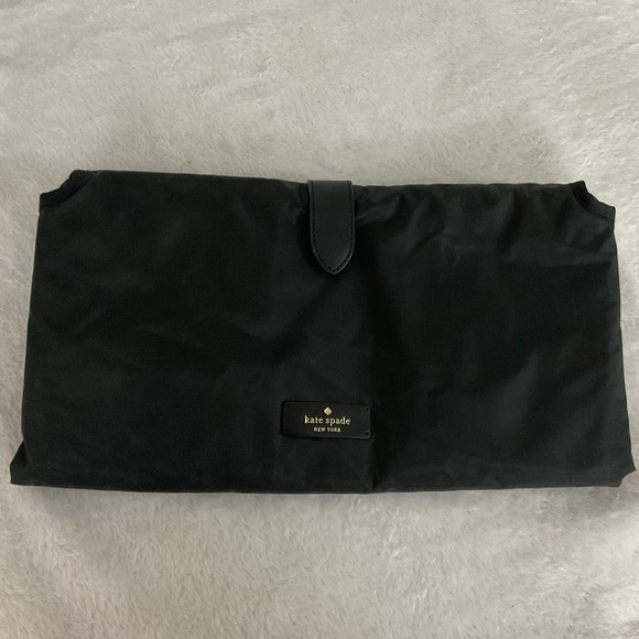 Kate Spade Diaper Changing Pad Black - Excellent Condition - Picture 1 of 8